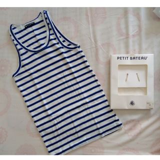 プチバトー(PETIT BATEAU)のプチバトーマリニエール・タンクトップ(タンクトップ)