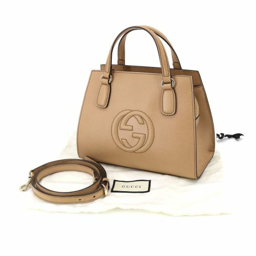 最も優遇の GUCCI ハンド ショルダーバッグ 2way インターロッキング