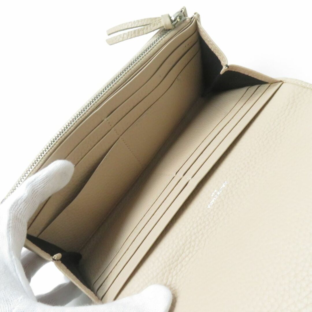 美品☆バレンシアガ 443520 ブラックアウトコンチネンタル レザー