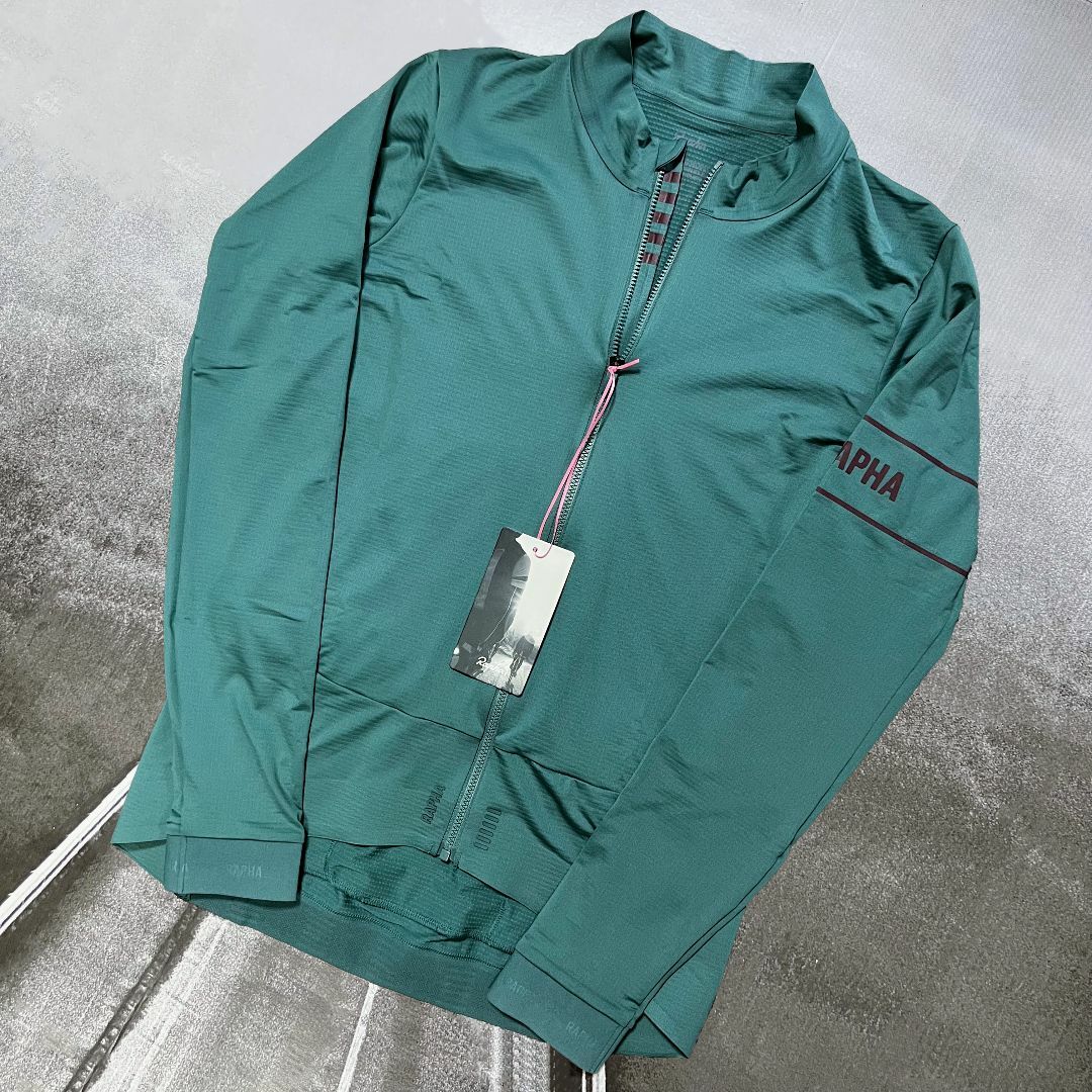 新品 Rapha プロチーム ロングスリーブ サーマル ジャージ ティール