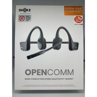 【極美品】Shokz OPENCOMM  骨伝導イヤホン(ヘッドフォン/イヤフォン)