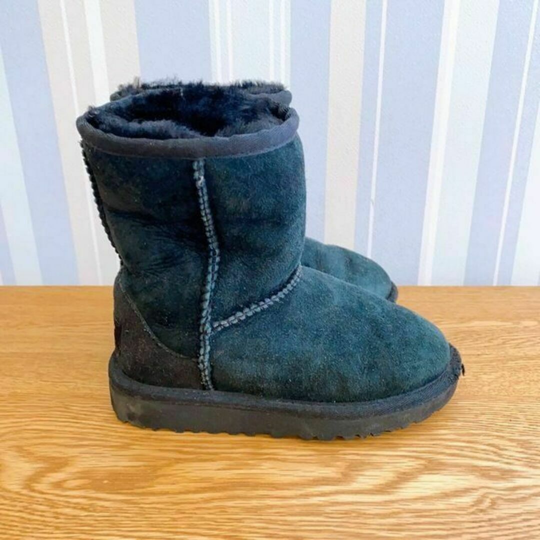 UGG】ムートンブーツ 黒 16cm 子供 キッズ 女の子 ファーの通販 by ...