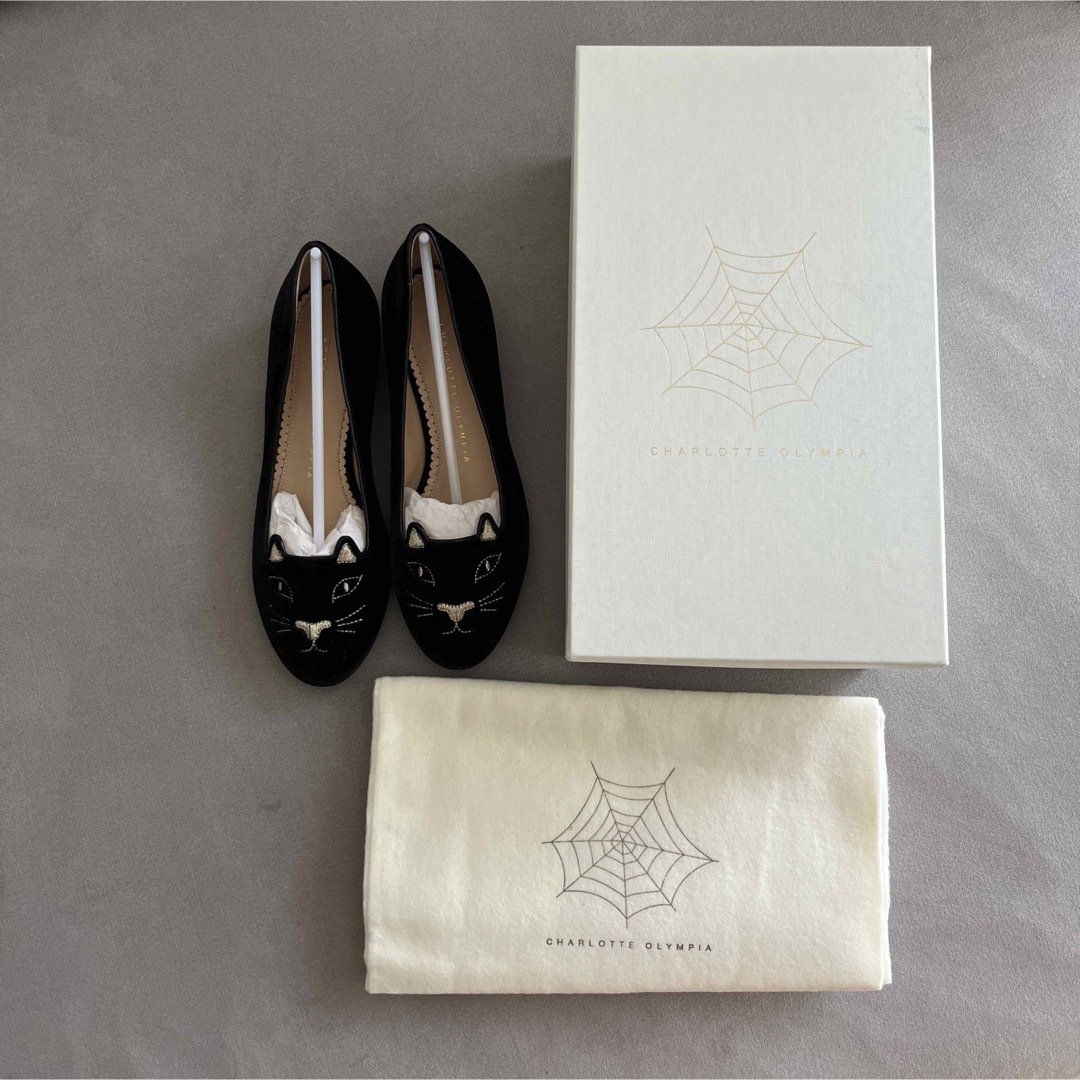 Charlotte Olympia(シャルロットオリンピア)のシャーロットオリンピア フラットシューズ kitty flats レディースの靴/シューズ(ローファー/革靴)の商品写真