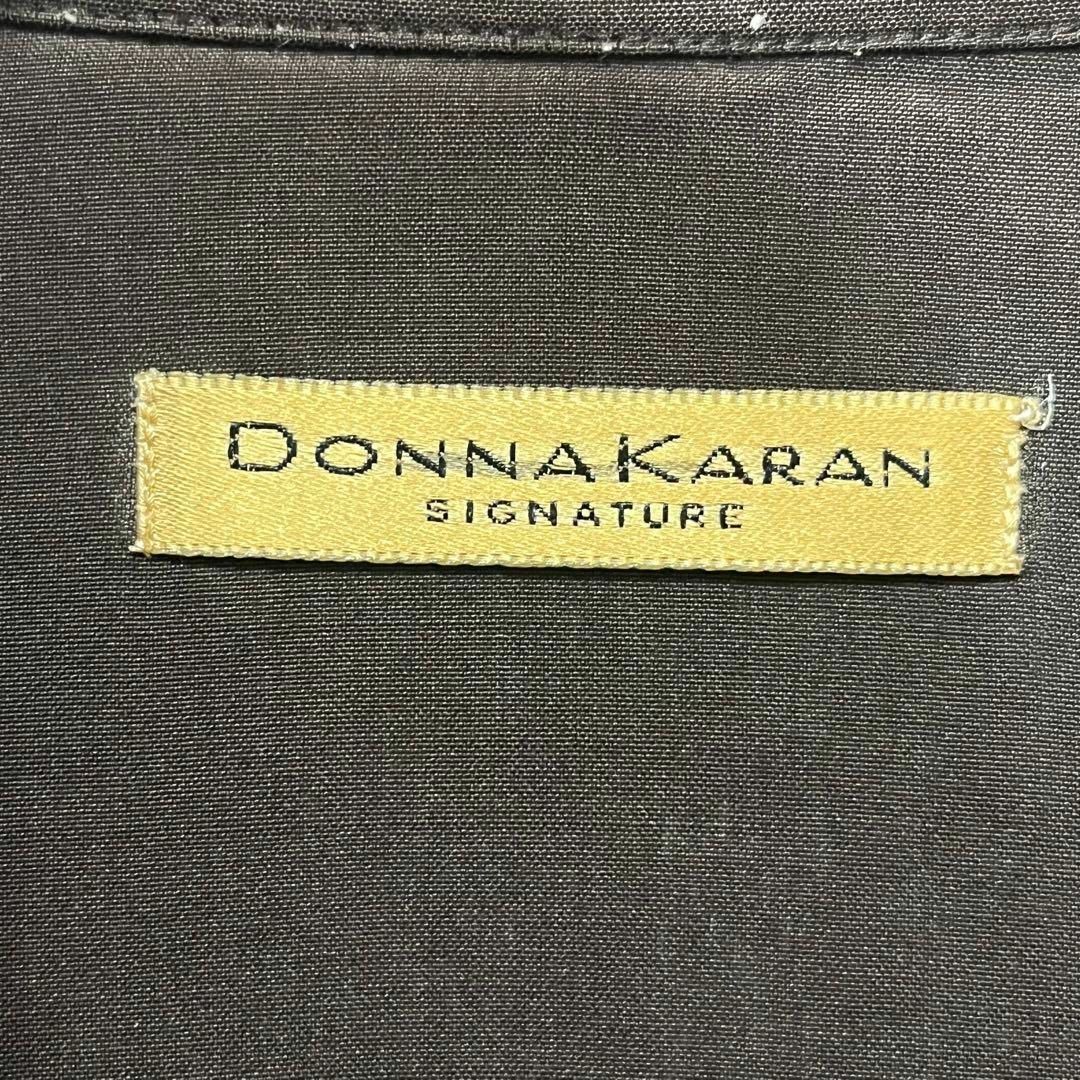 Donna Karan(ダナキャラン)のDONNA KARAN ダナキャラン　シルクシャツ　ドレスシャツ　長袖 メンズのトップス(シャツ)の商品写真