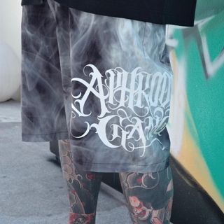 ワコマリア(WACKO MARIA)の舐達麻　 SMOKE CLASSIC LOGO BOARD SHORTS(ショートパンツ)