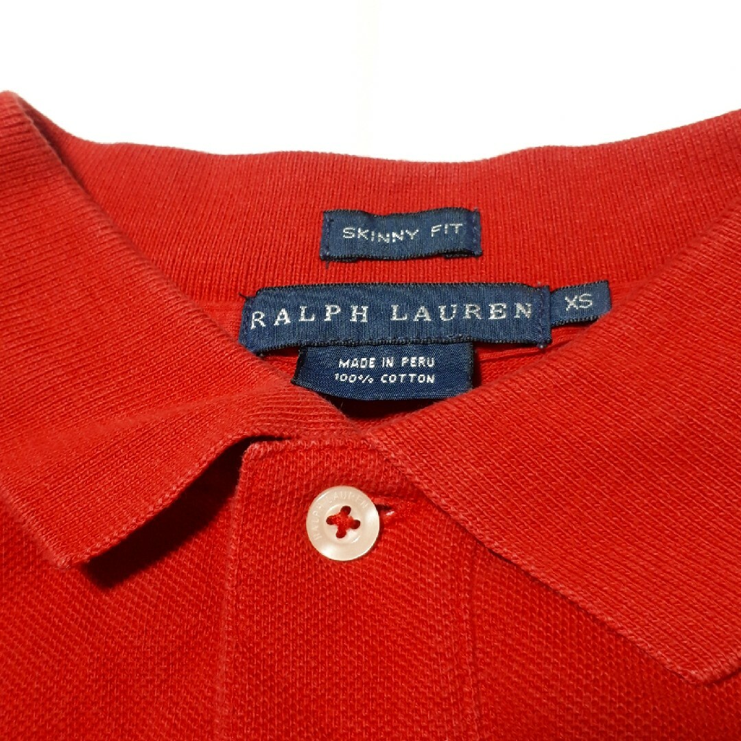 Ralph Lauren(ラルフローレン)のラルフローレン　ポロシャツ　レディース　スキニーフィット　XSサイズ レディースのトップス(ポロシャツ)の商品写真