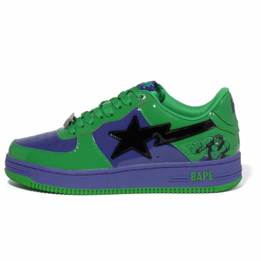 BAPE MARVEL HULK ハルク US8.5 スニーカー STA