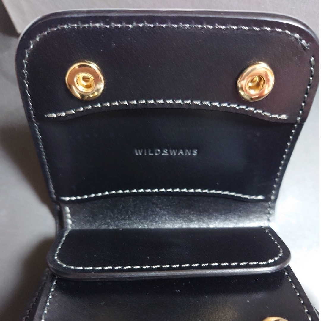 WILDSWANS  カーサ　クロコ／グレー メンズのファッション小物(折り財布)の商品写真