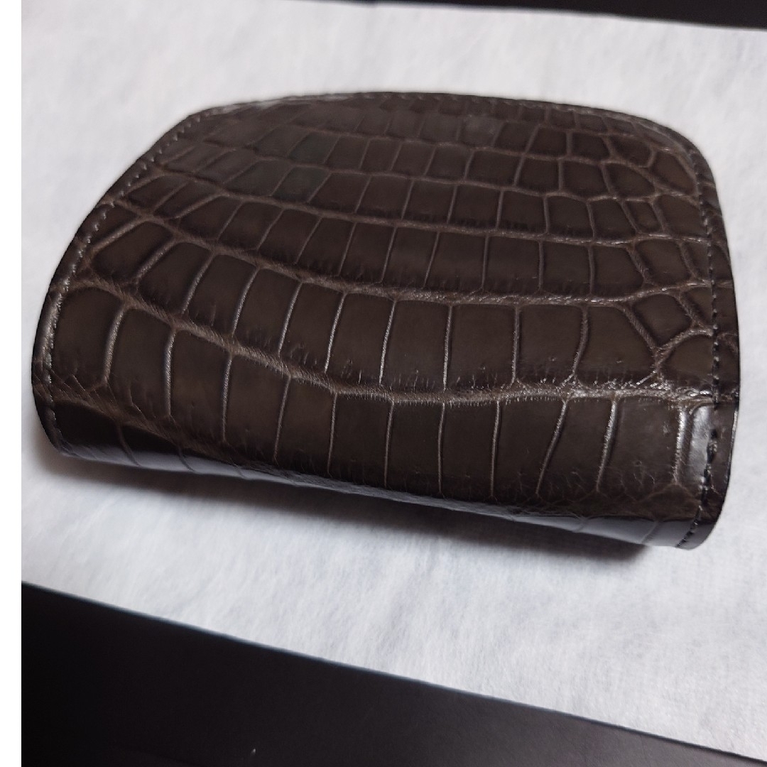 WILDSWANS カーサ クロコ/グレー - 折り財布