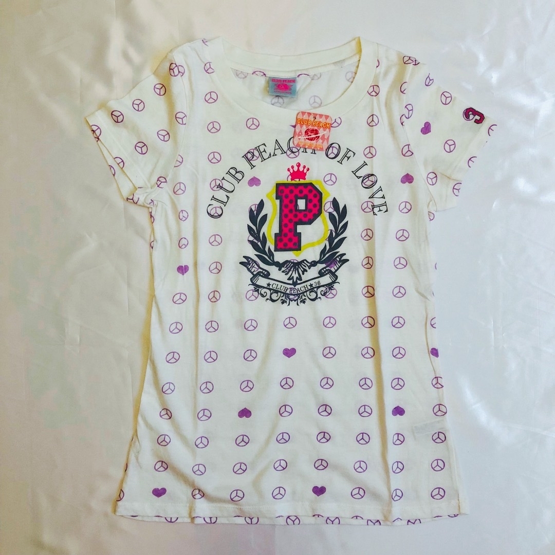 PEACH JOHN(ピーチジョン)のpeach john  club peach/ジャージィtシャツ レディースのトップス(Tシャツ(半袖/袖なし))の商品写真