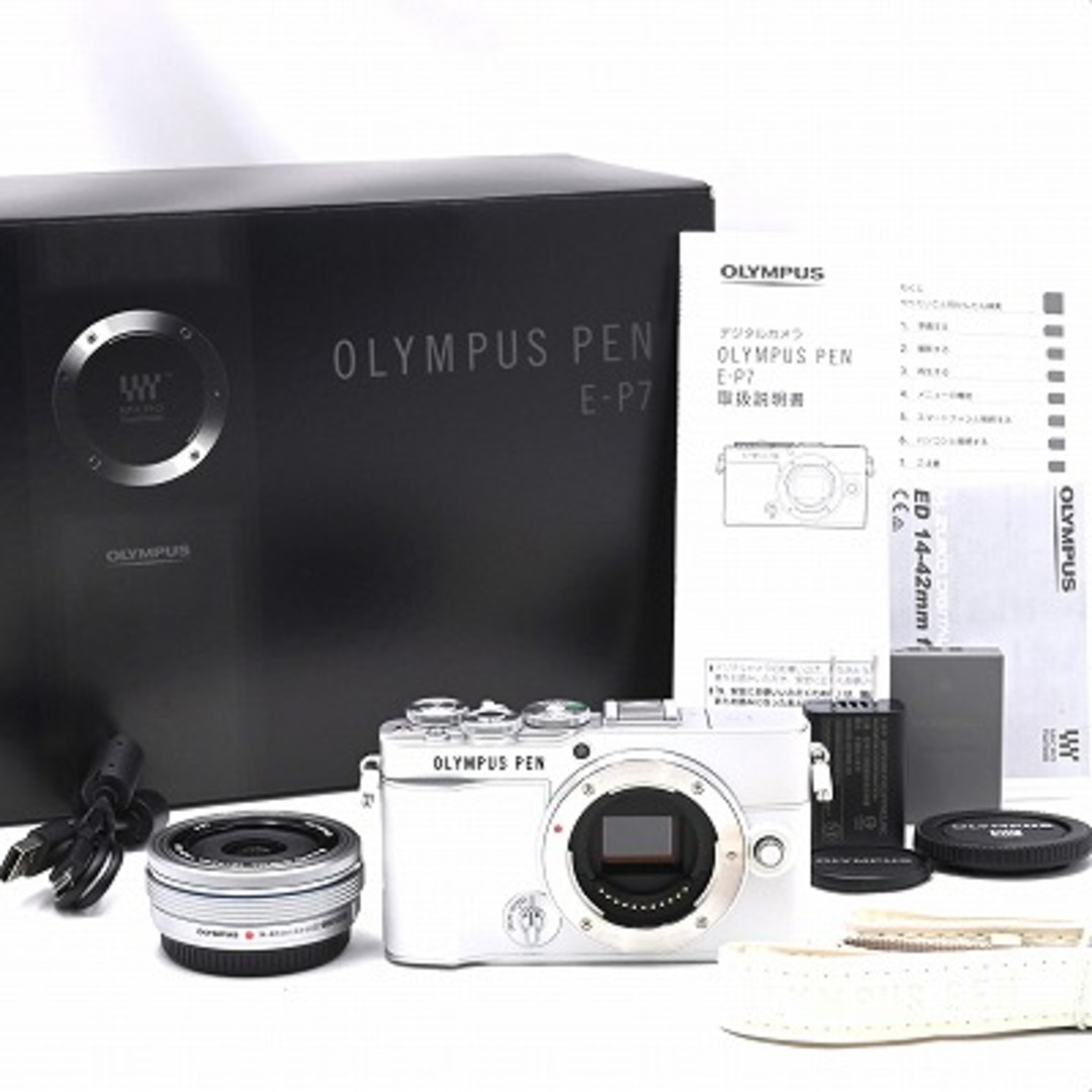 OLYMPUS PEN E-P7 14-42mm EZ レンズキット ホワイト | フリマアプリ ラクマ OLYMPUS PEN E-P7 14-42mm EZ レンズキット ホワイト | フリマアプリ ラクマ