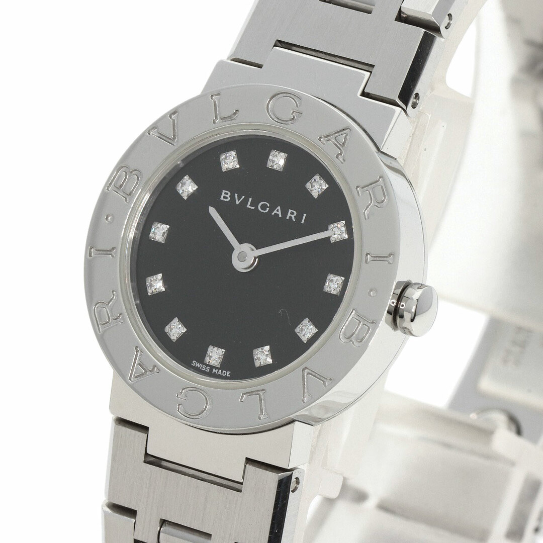 BVLGARI(ブルガリ)のBVLGARI BB23SS/12 ブルガリブルガリ 12P ダイヤモンド 腕時計 SS SS レディース レディースのファッション小物(腕時計)の商品写真