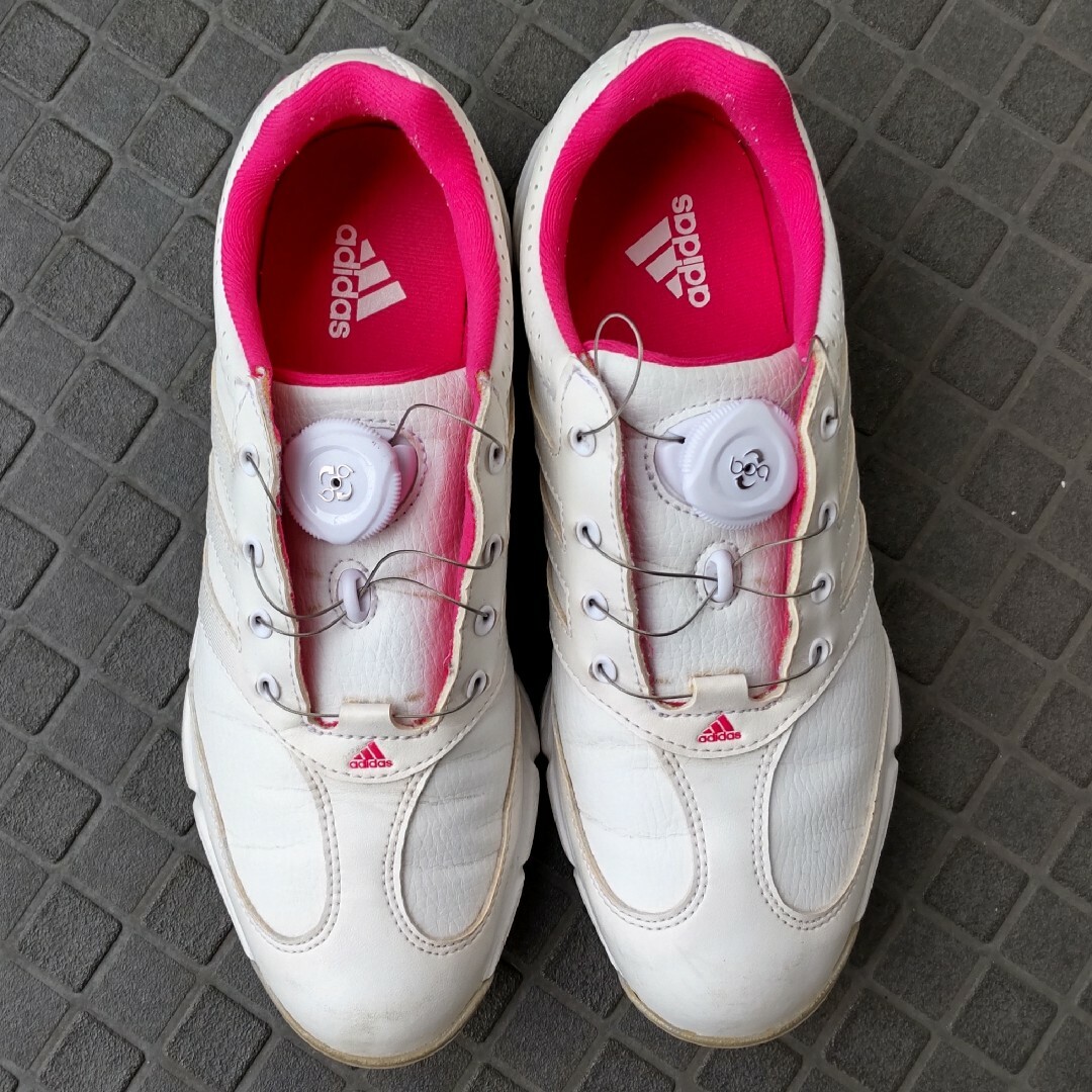 adidas - adidas レディースゴルフシューズ boa F33310 22cmの通販 by