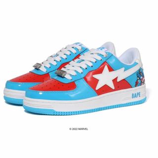 アベイシングエイプ(A BATHING APE)のBAPE MARVEL CAPTAIN AMERICA キャプテン アメリカ(スニーカー)