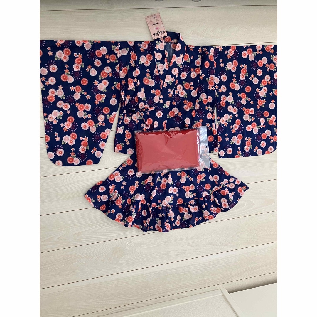 西松屋(ニシマツヤ)の西松屋　浴衣❗️新品❗️ キッズ/ベビー/マタニティのキッズ服女の子用(90cm~)(甚平/浴衣)の商品写真