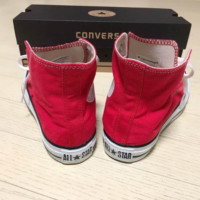 CONVERSE(コンバース)のCONVERSEキャンバスオールスターハイカット　レッド レディースの靴/シューズ(スニーカー)の商品写真