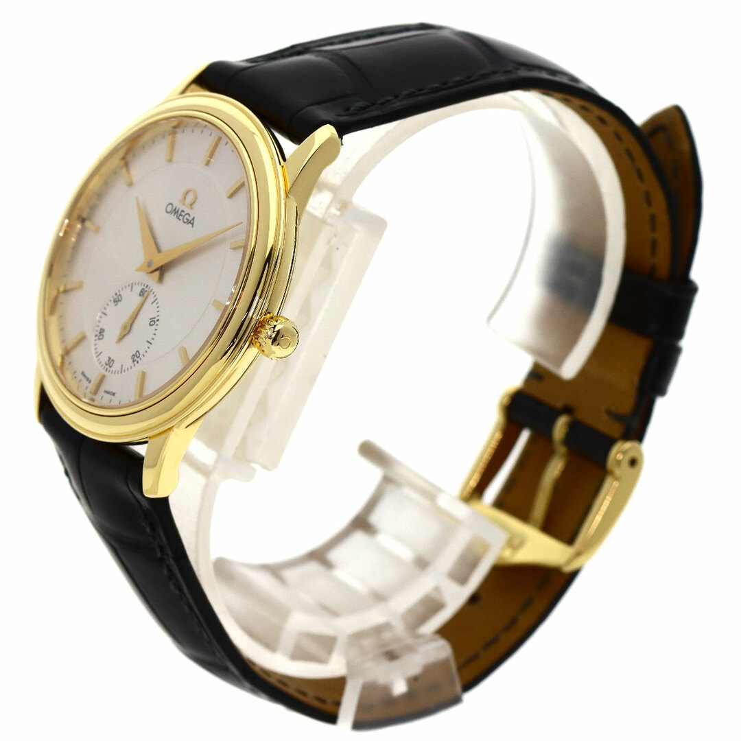 OMEGA 4620.31 デビル プレステージ 腕時計 K18YG 革 メンズ
