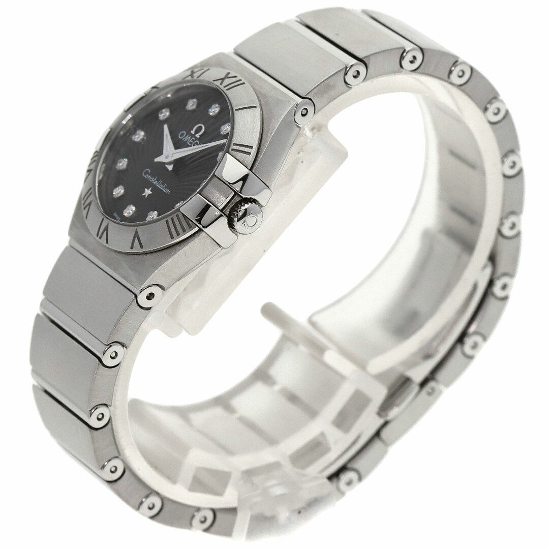 OMEGA Ref.123.10.24.60.51.001 コンステレーション ブラッシュ 12P ダイヤモンド 腕時計 SS SS レディース