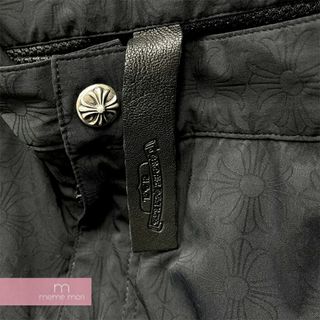 CHROME HEARTS Swim Shorts クロムハーツ スイムショーツ ナイロンショートパンツ ハーフパンツ クロスボールボタン ダガージップ 総柄ロゴ CHプラス ブラック サイズ32【230805】【新古品】【me04】