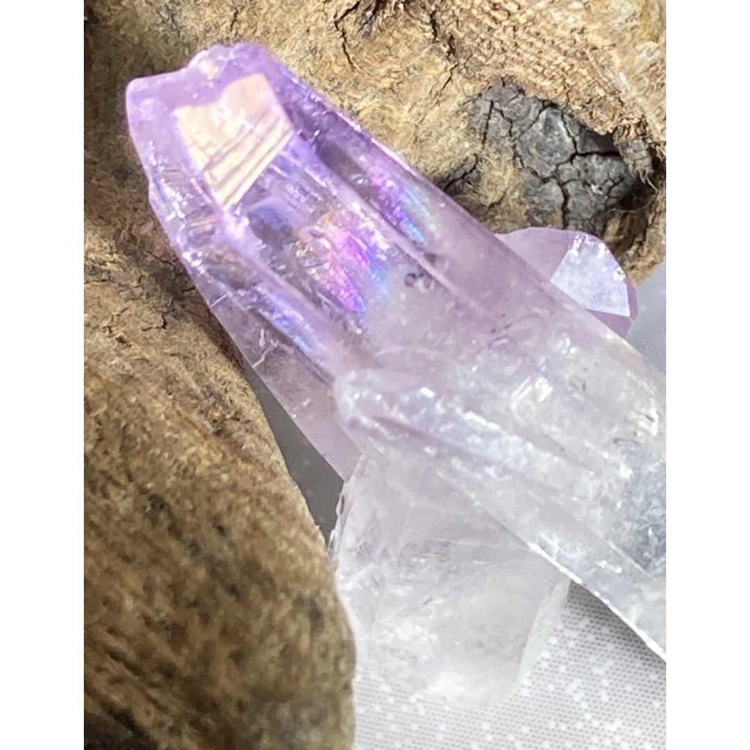 女神が宿る紫水晶✨レインボー　ベラクルス アメジスト　ラフストーン　原石