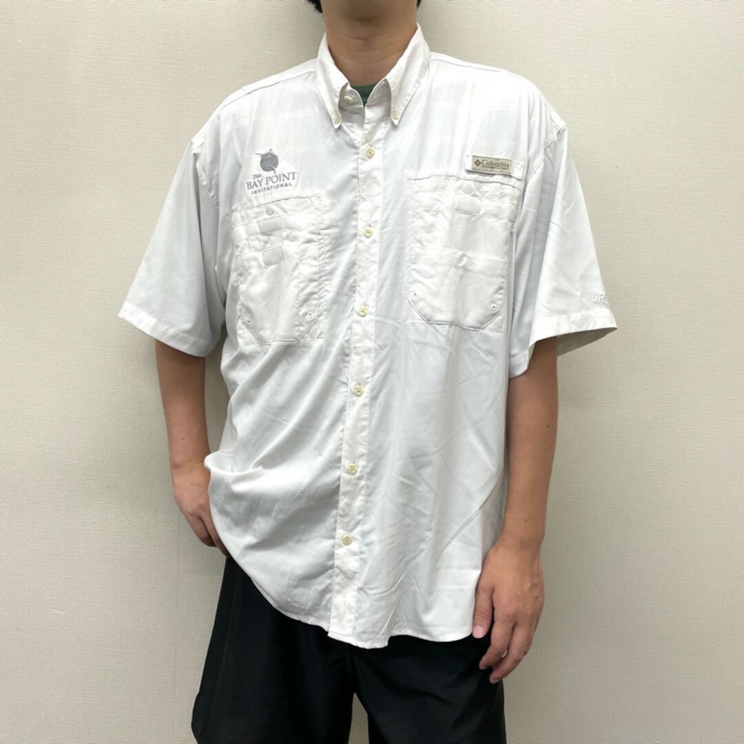 大きいサイズ XL ■ Columbia コロンビア PFG ポケット付き 半袖