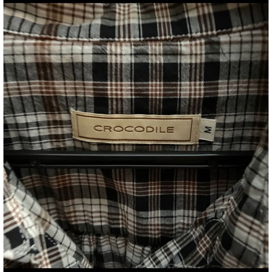 Crocodile(クロコダイル)のcrocodile  レディースチェックシャツ レディースのトップス(シャツ/ブラウス(半袖/袖なし))の商品写真