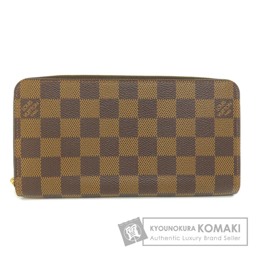 LOUIS VUITTON N41661 ジッピー・ウォレット ダミエ エベヌ 長財布（小銭入れあり） ダミエキャンバス レディース