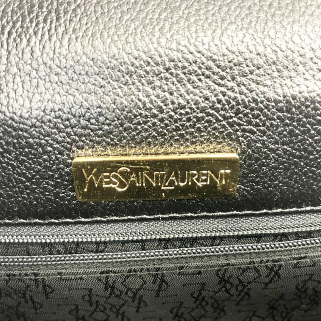 YVES SAINT LAURENT YSL ロゴプレート オールド ヴィンテージ ショルダーバッグ