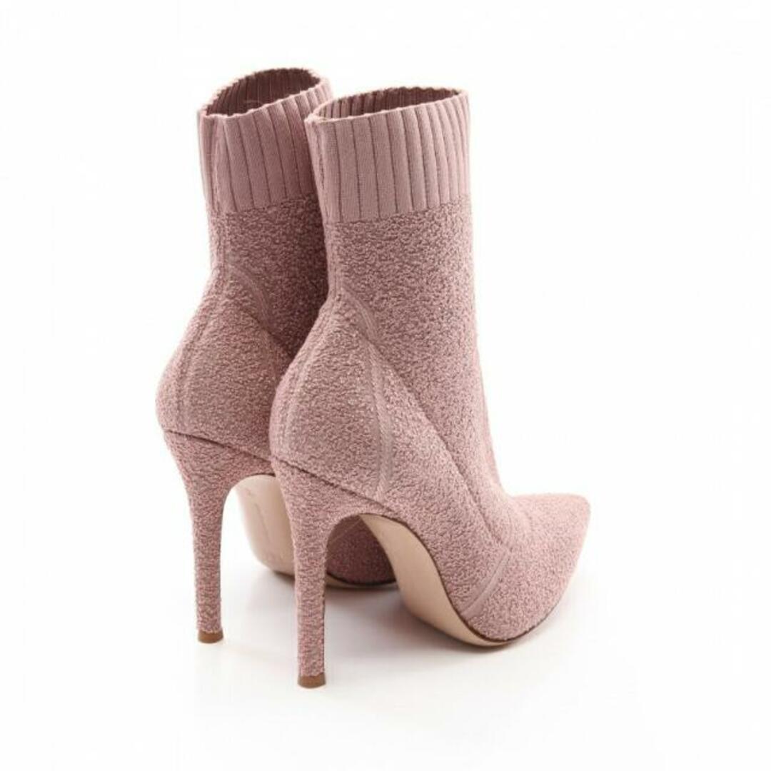 Gianvito Rossi(ジャンヴィットロッシ)のFIONA BOOTIE ソックスブーツ ブーティ ニットファブリック ダスティピンク レディースの靴/シューズ(ブーツ)の商品写真