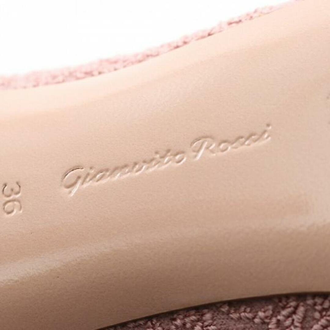 Gianvito Rossi(ジャンヴィットロッシ)のFIONA BOOTIE ソックスブーツ ブーティ ニットファブリック ダスティピンク レディースの靴/シューズ(ブーツ)の商品写真