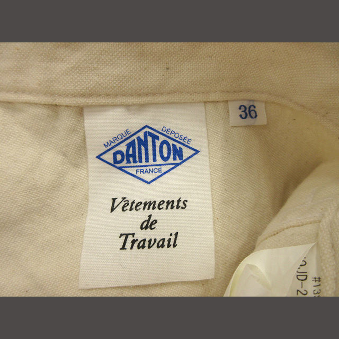 DANTON(ダントン)のダントン DANTON ベイカー ショートパンツ ショーツ 36 オフホワイト レディースのパンツ(ショートパンツ)の商品写真