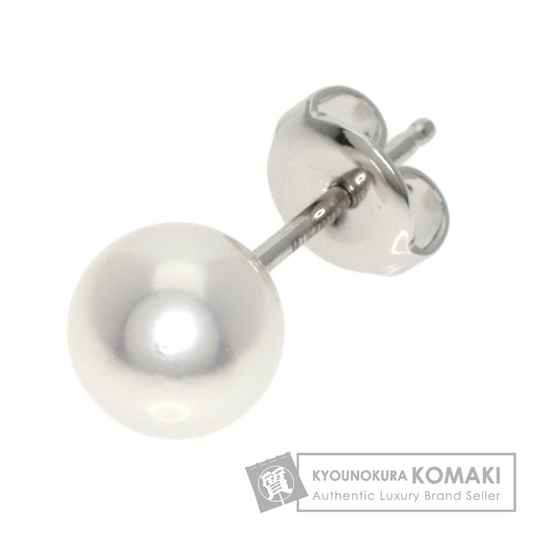 MIKIMOTO アコヤパール 真珠 ピアス K18WG レディース