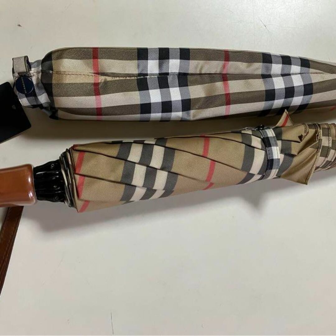 BURBERRY - ☆BURBERRYバーバリー折り畳み傘＊タグ付未使用品！定番