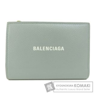 バレンシアガ(Balenciaga)のBALENCIAGA 694166 ロゴ 二つ折り財布（小銭入れあり） レザー レディース(財布)