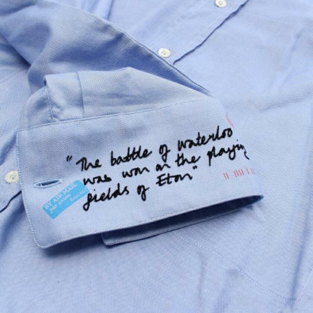 John Galliano(ジョンガリアーノ)の シャツ ライトブルー ポストカードプリント メンズのトップス(シャツ)の商品写真