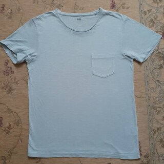 ユニクロ(UNIQLO)のユニクロ　綿100%変わり織りポケットつきTシャツ　ユニセックス(Tシャツ/カットソー(半袖/袖なし))