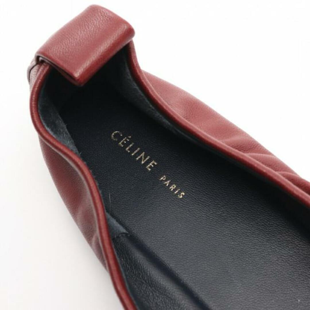 celine(セリーヌ)の バレエシューズ レザー バーガンディ レディースの靴/シューズ(バレエシューズ)の商品写真