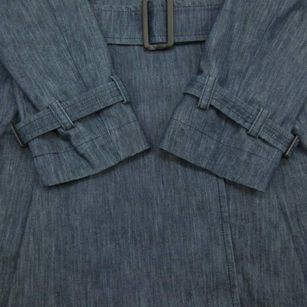 イブルース i Blues デニム トレンチ コート ミドル丈 ベルテッド レディースのジャケット/アウター(トレンチコート)の商品写真