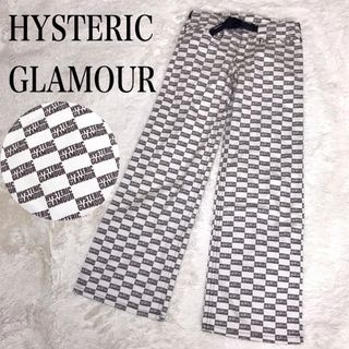 ヒステリックグラマー(HYSTERIC GLAMOUR)の希少 ヒステリックグラマー ロゴ柄 パンツ 総柄 カジュアルパンツ ヴィンテージ(カジュアルパンツ)