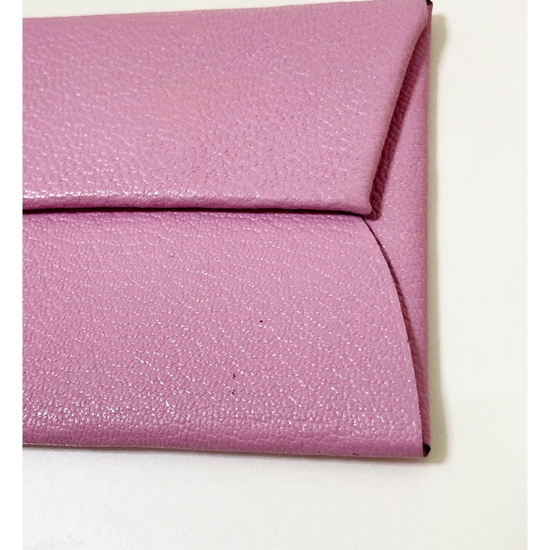 HERMES エルメス バスティア コインケース ピンク系 レザー HERMES エルメス バスティア コインケース ピンク系 レザー
