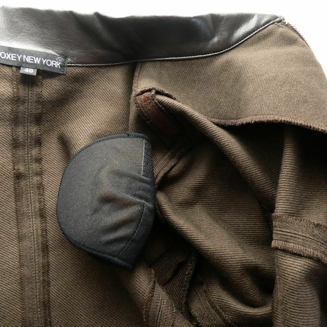 FOXEY NEW YORK - 美品 FOXEY NEWYORK レザー エルボーパッチ シングル