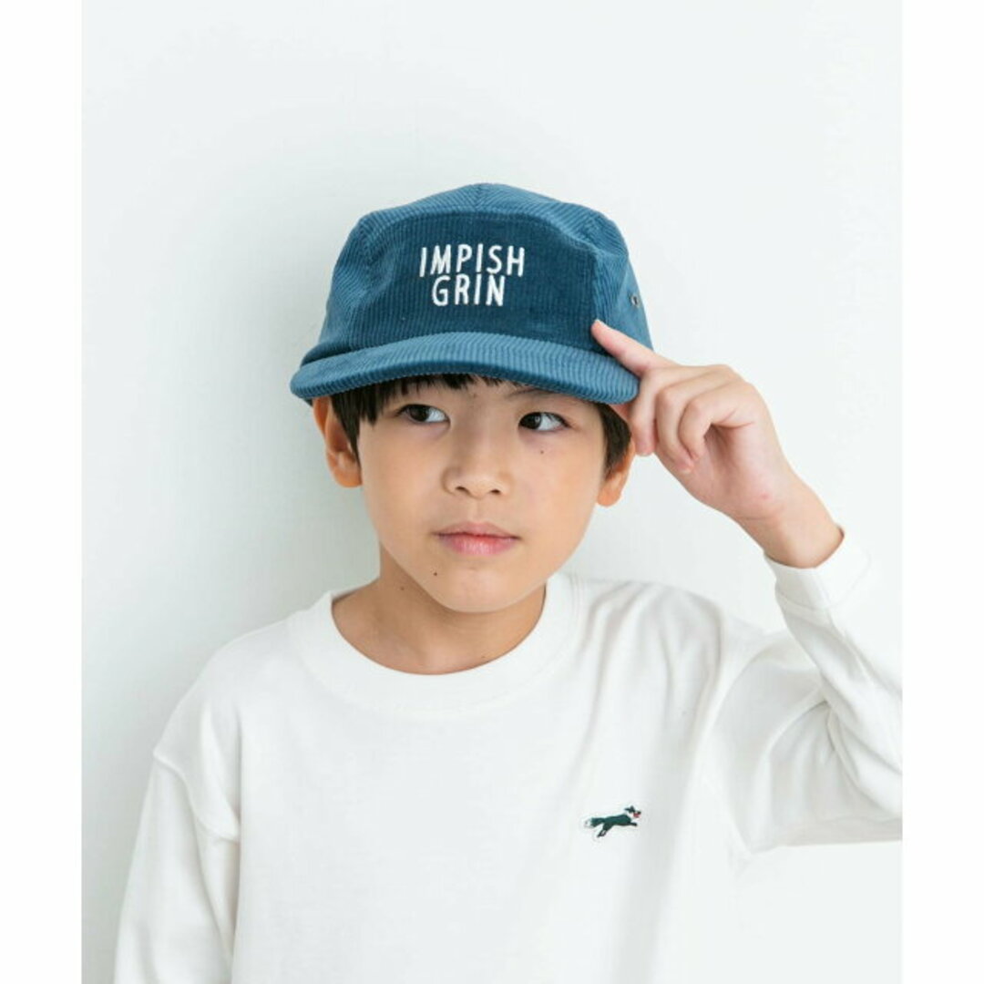 URBAN RESEARCH DOORS(アーバンリサーチドアーズ)の【BLUE】コーデュロイロゴキャップ(KIDS) キッズ/ベビー/マタニティのこども用ファッション小物(その他)の商品写真