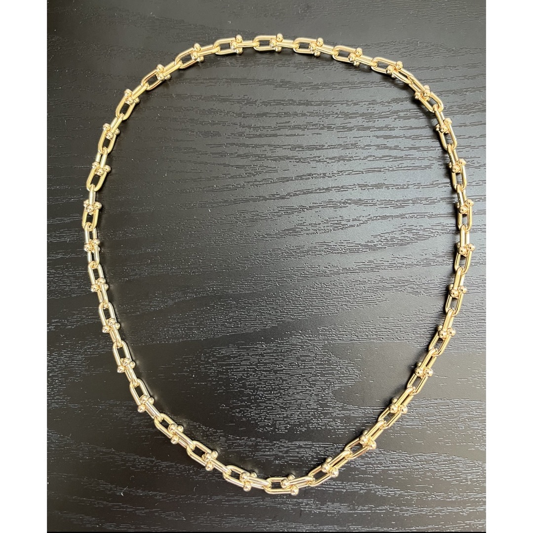 Tiffany風 ハードウェア リンク ネックレス コムドット着用の Tiffany風 ハードウェア リンク ネックレス コムドット着用の