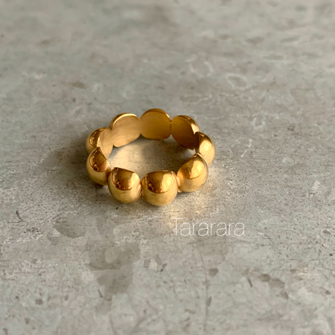 ●ステンレス round Connect リング●金属アレルギー対応 レディースのアクセサリー(リング(指輪))の商品写真