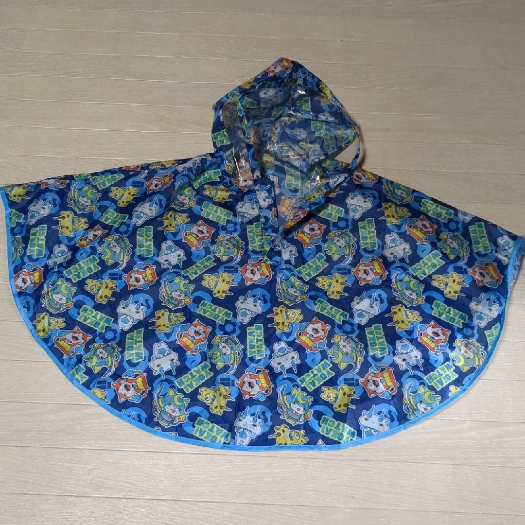 BANDAI 妖怪ウォッチ レインコート ポンチョ ジバニャン コマさん キッズ カッパの通販 by あいり 妖怪ウォッチ レインコート 120cm