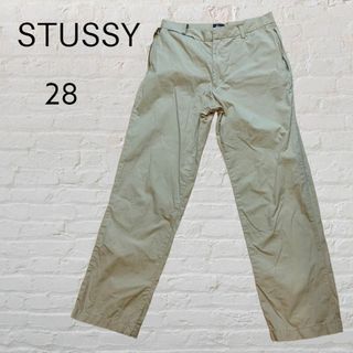 ステューシー(STUSSY)のSTUSSY ステューシー 28インチ　コットンパンツ　ベージュ(ワークパンツ/カーゴパンツ)