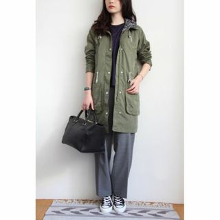 ドゥロワー(Drawer)のparka london 薄手 ライト コート 軽量（グリーン）DANA(スプリングコート)