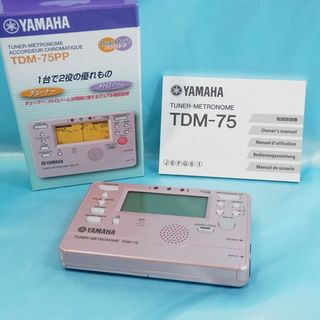 ヤマハ(ヤマハ)のYAMAHA チューナーメトロノーム 【TDM-75PP】 プラチナピンク(その他)