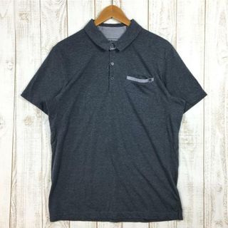 ブラックダイヤモンド(Black Diamond)のMENs L  ブラックダイヤモンド クイックドライ ポロシャツ Quickdry Polo Shirt BLACK DIAMOND 87447 グレー系(その他)