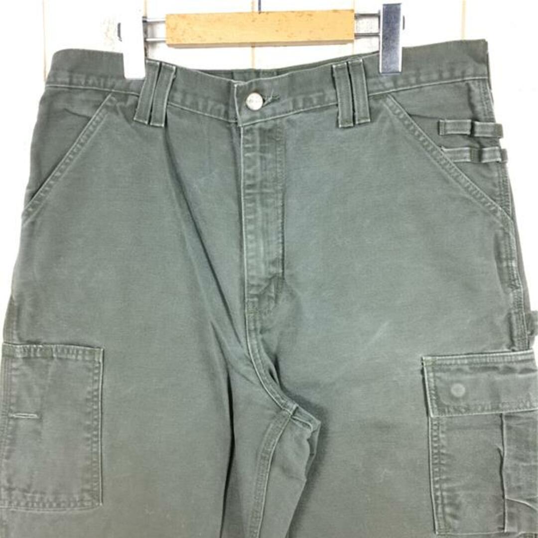 MENs W-34 L-32 カーハート ウォッシュド ダック ユーティリティ ツール パンツ Washed Duck Utility Tool  Pant ワークパンツ カーゴパンツ 生産終了モデル 入手困難 CARHARTT B112 MOS Moss Green グリーン系 | フリマアプリ  ...